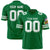 Custom Kelly Green-White Mesh Authentic Football Jersey