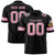 Custom Black-Light Pink-White Mesh Authentic Football Jersey