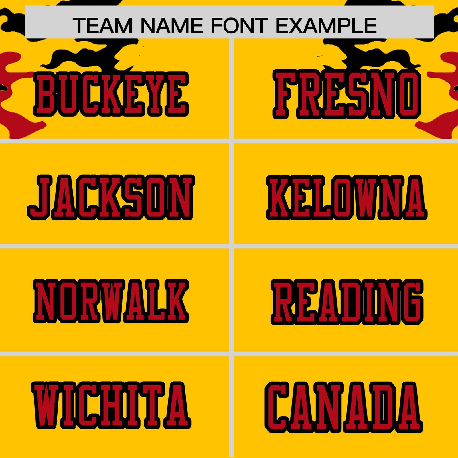 Custom Gold 01 Red-Black Mesh Camo Football Jersey