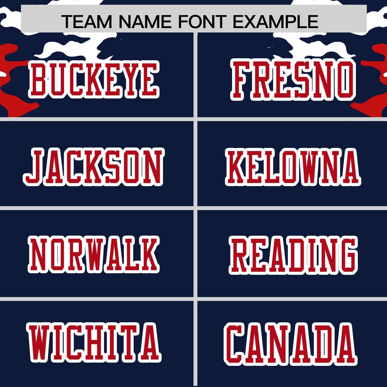 Custom Navy Red-White Mesh Camo Football Jersey