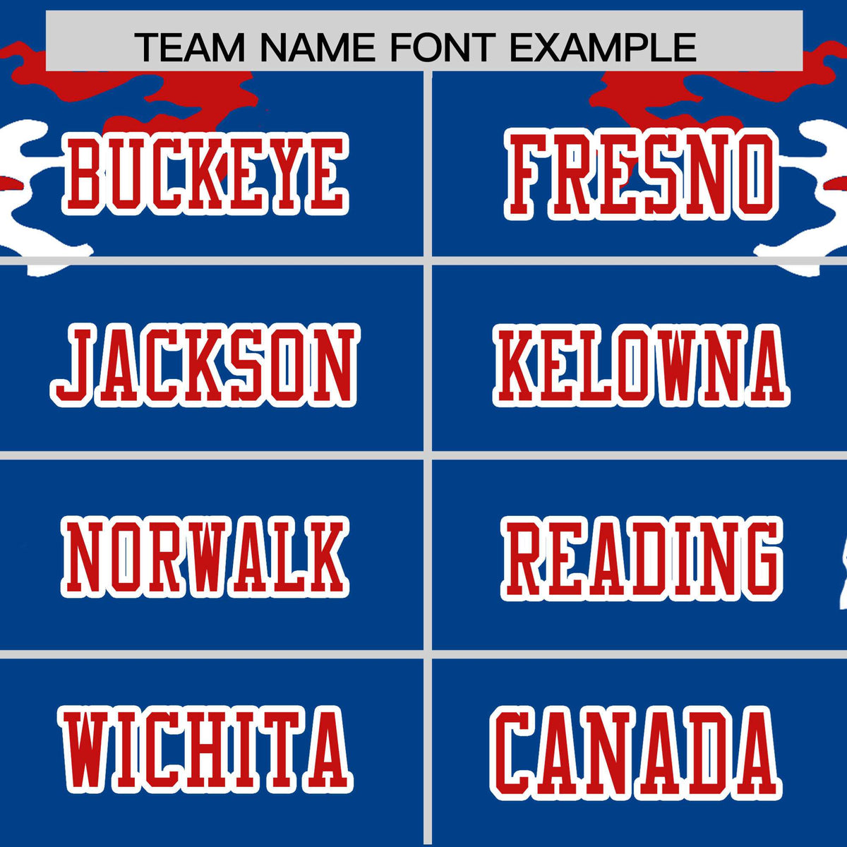 Custom Royal Blue Red-White Mesh Camo Football Jersey