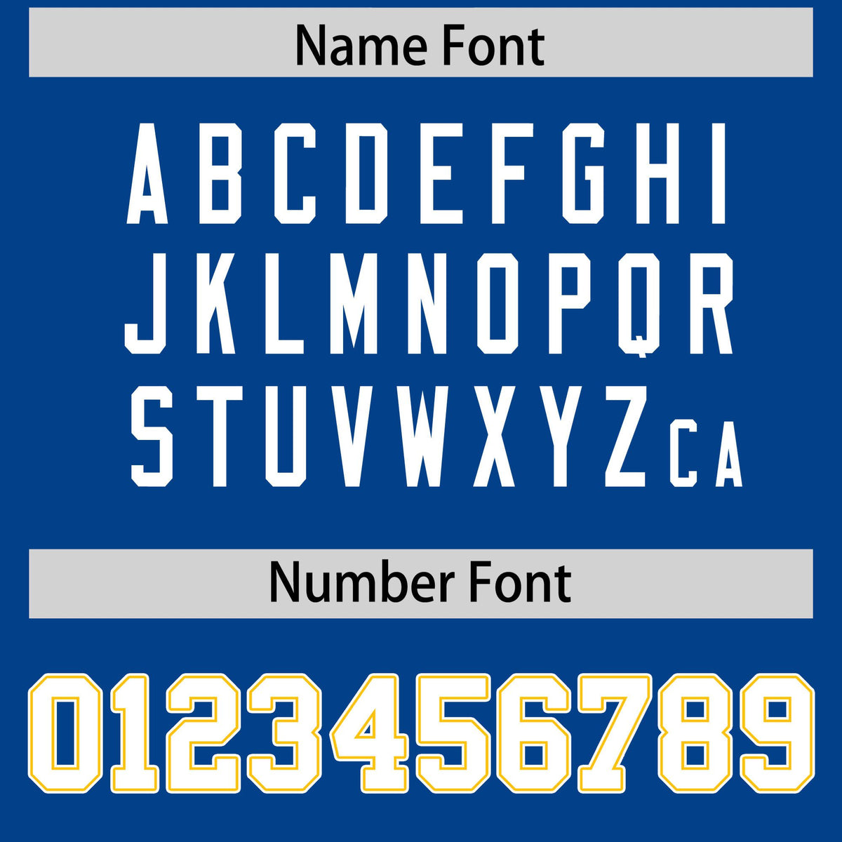 Custom Royal Blue Yellow-White Mesh Camo Football Jersey