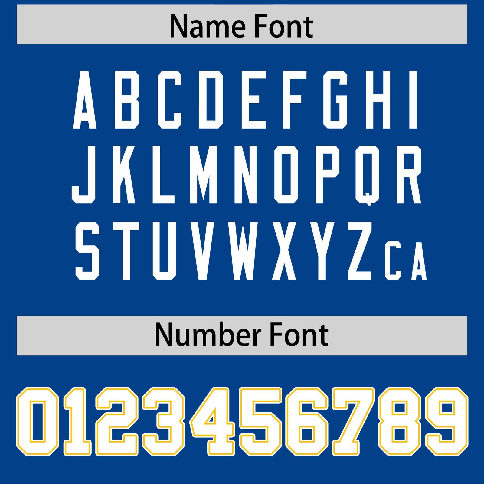 Custom Royal Blue Yellow-White Mesh Camo Football Jersey