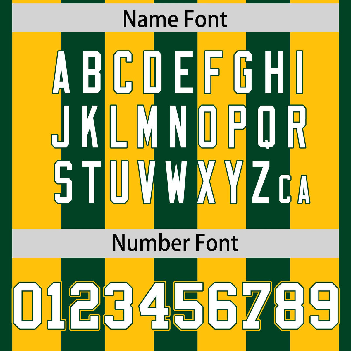 Custom Green Gold-White Mesh Stripe Football Jersey