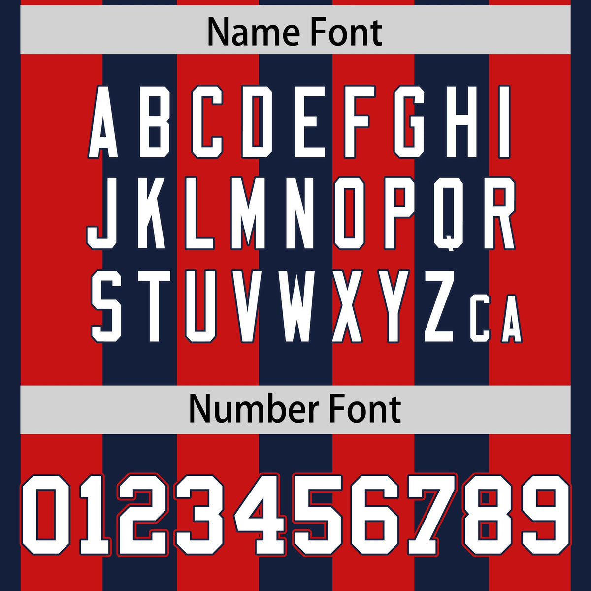 Custom Navy Red-White Mesh Stripe Football Jersey