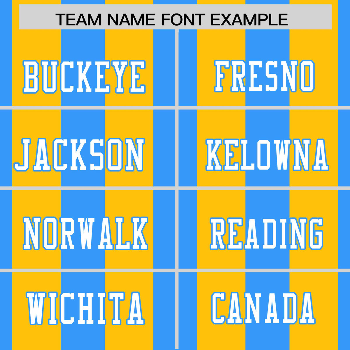 Custom Powder Blue Yellow-White Mesh Stripe Football Jersey