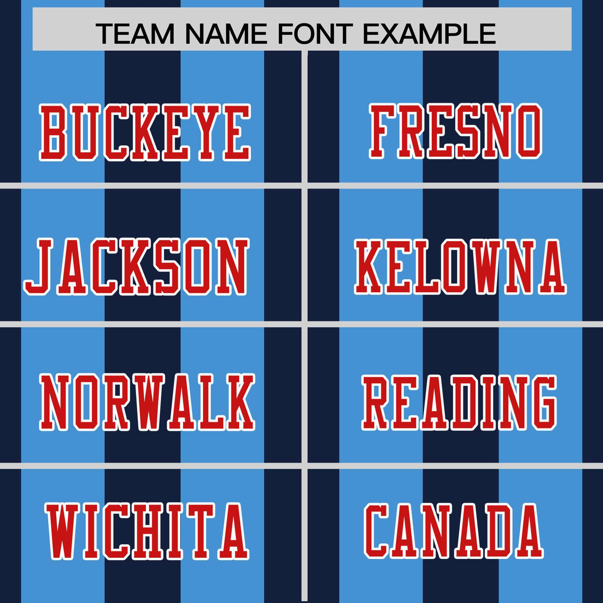 Custom Navy Powder Blue-Red Mesh Stripe Football Jersey