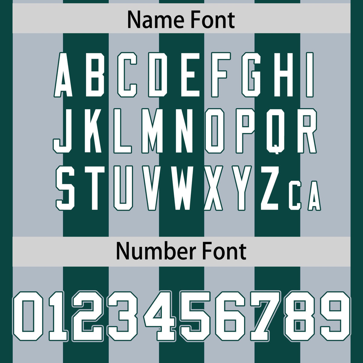 Custom Midnight Green Gray-White Mesh Stripe Football Jersey