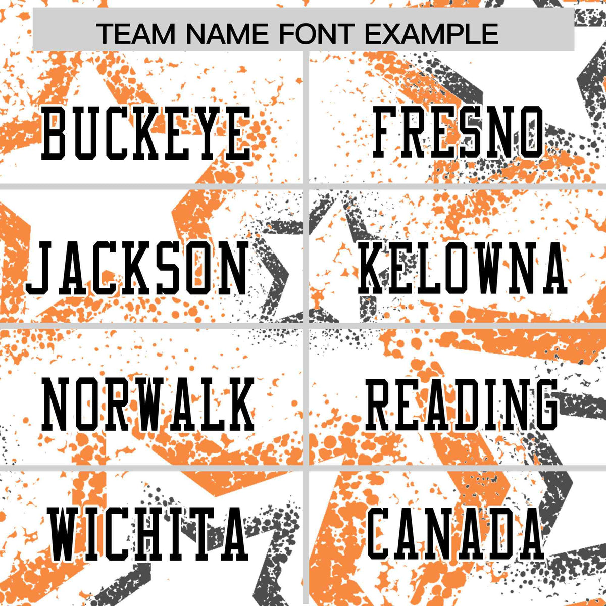 Custom White Black-Orange Mesh Star Football Jersey