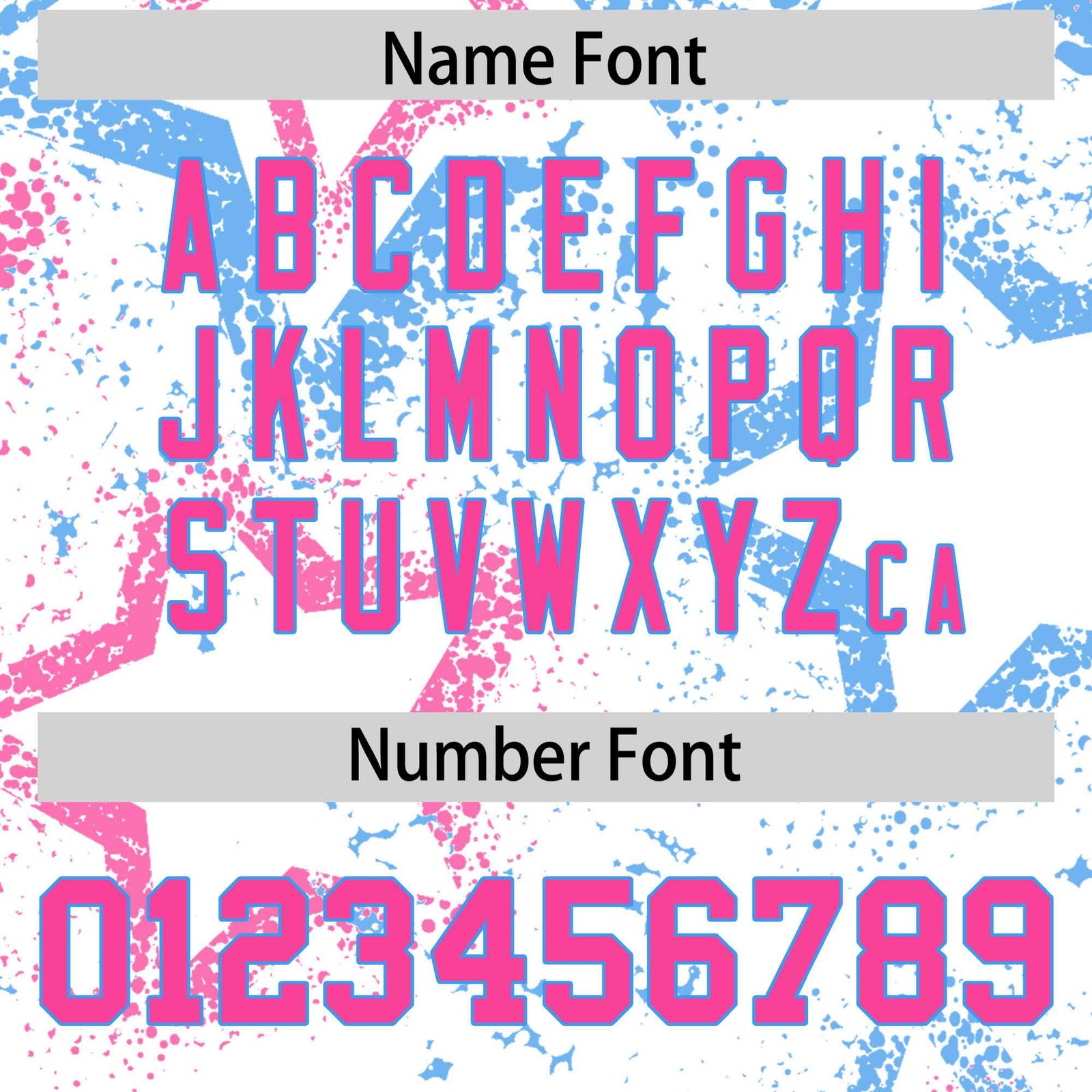 Custom White Pink Light-Blue Mesh Star Football Jersey