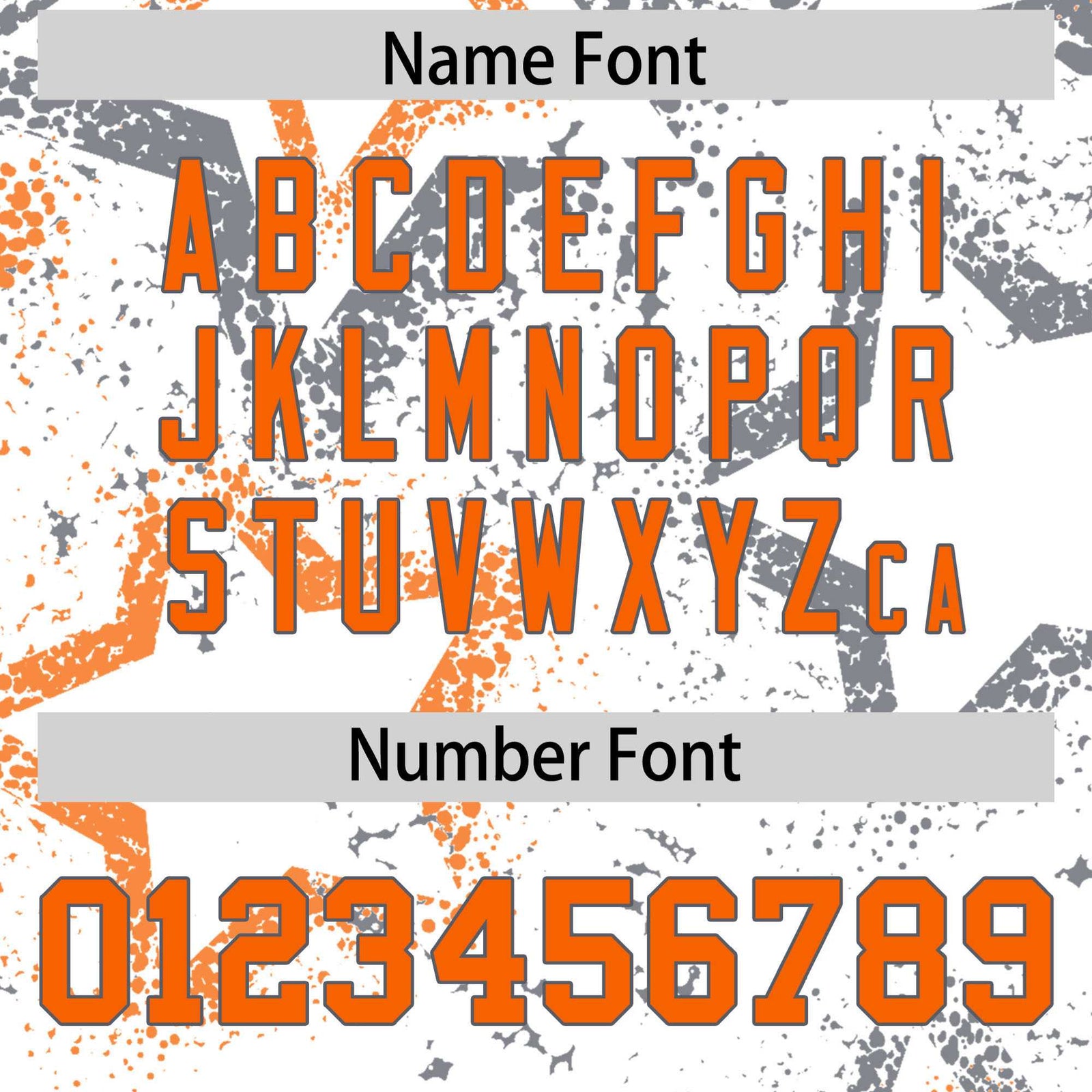 Custom White Orange Gray Mesh Star Football Jersey