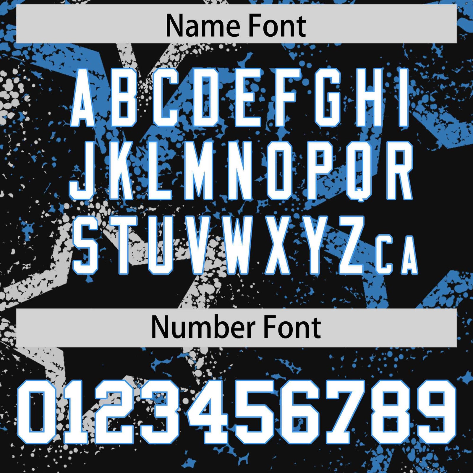 Custom Black White Light-Blue Mesh Star Football Jersey