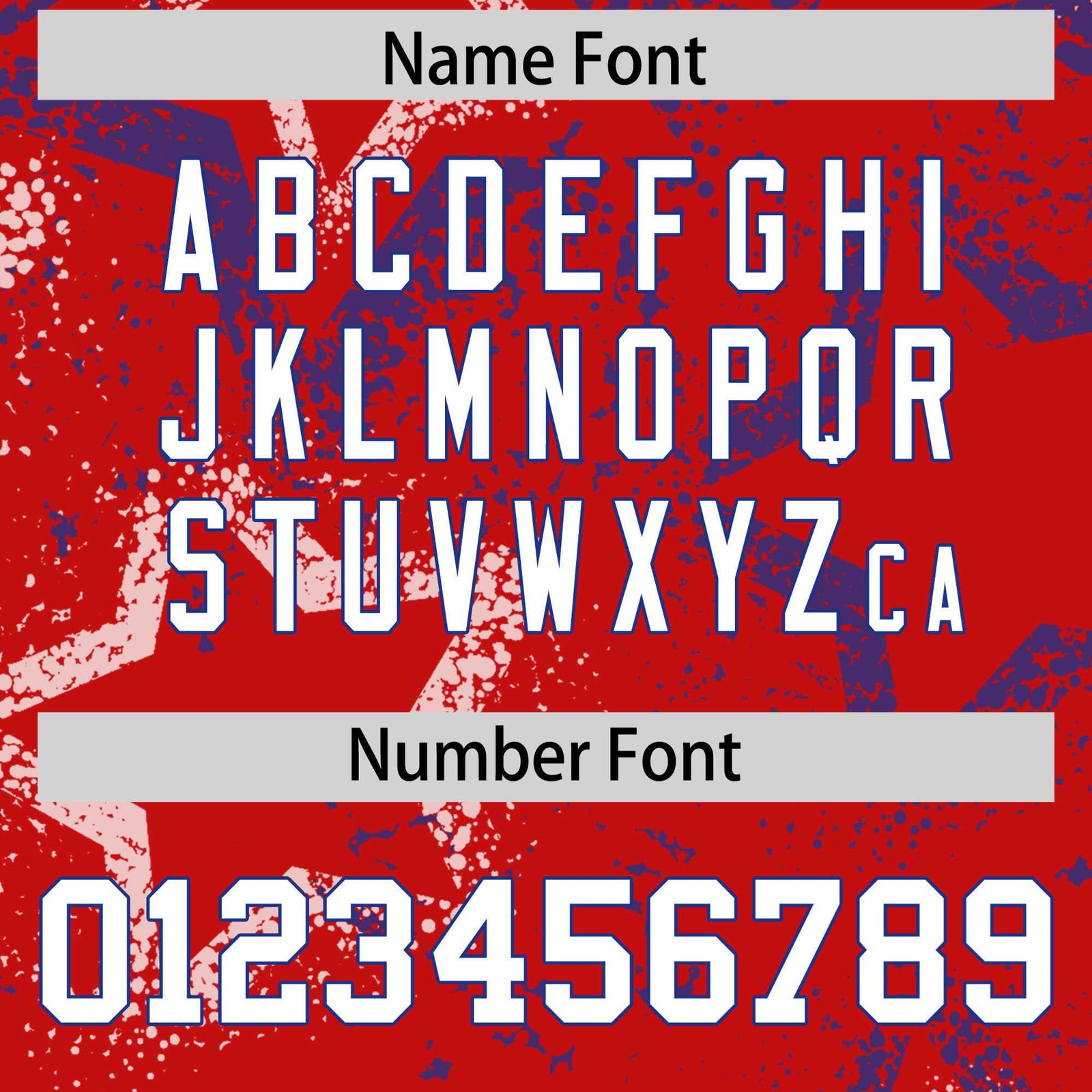 Custom Royal-Red Blue-White Mesh Star Football Jersey