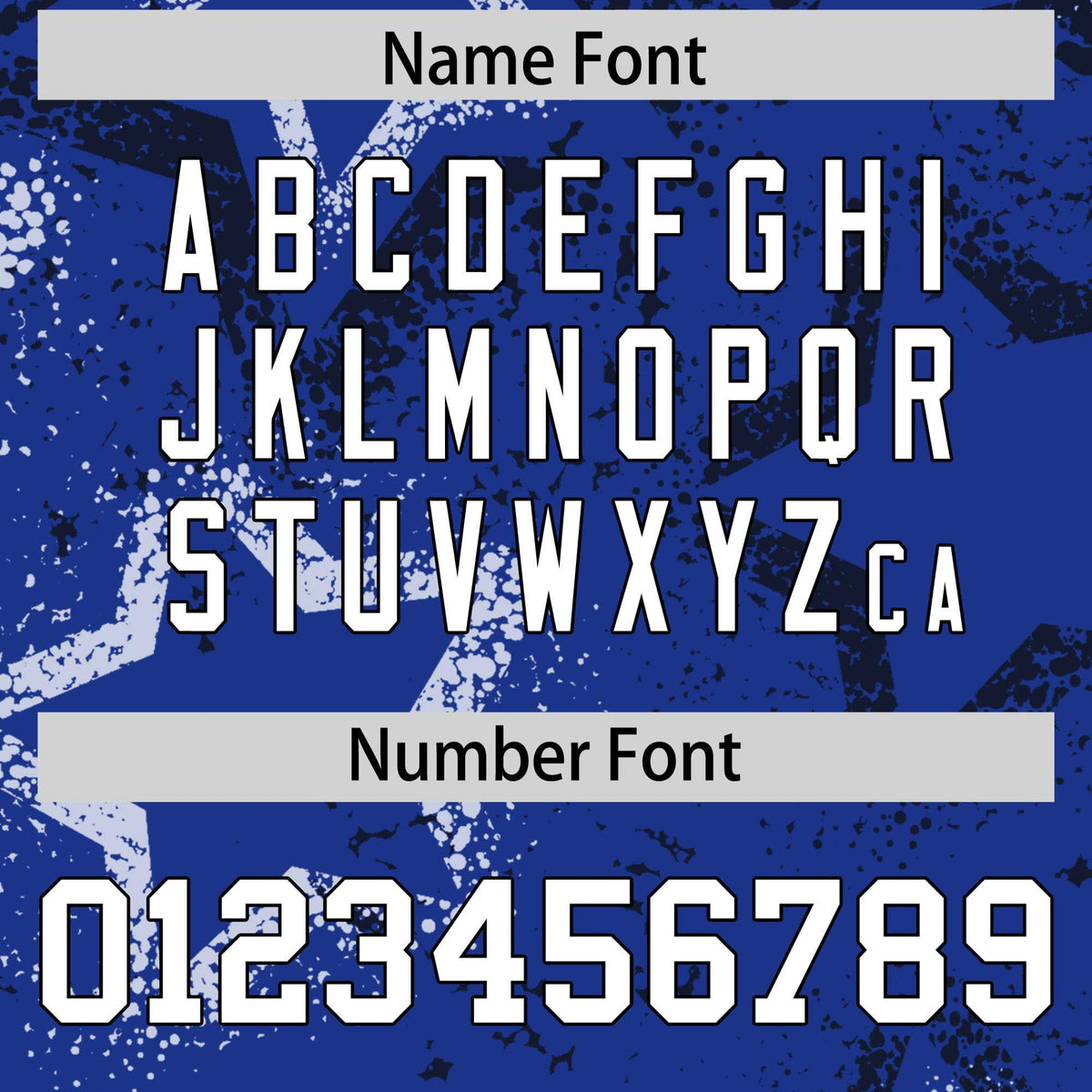 Custom Thunder-Blue White-Black Mesh Star Football Jersey