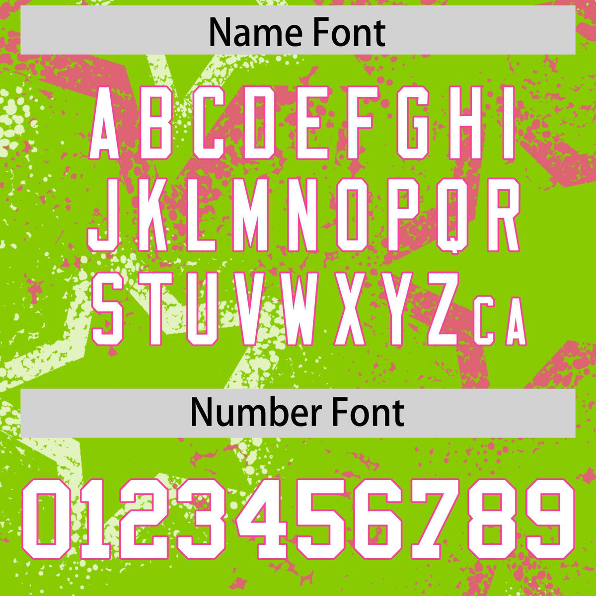 Custom Neon-Green White-Pink Mesh Star Football Jersey