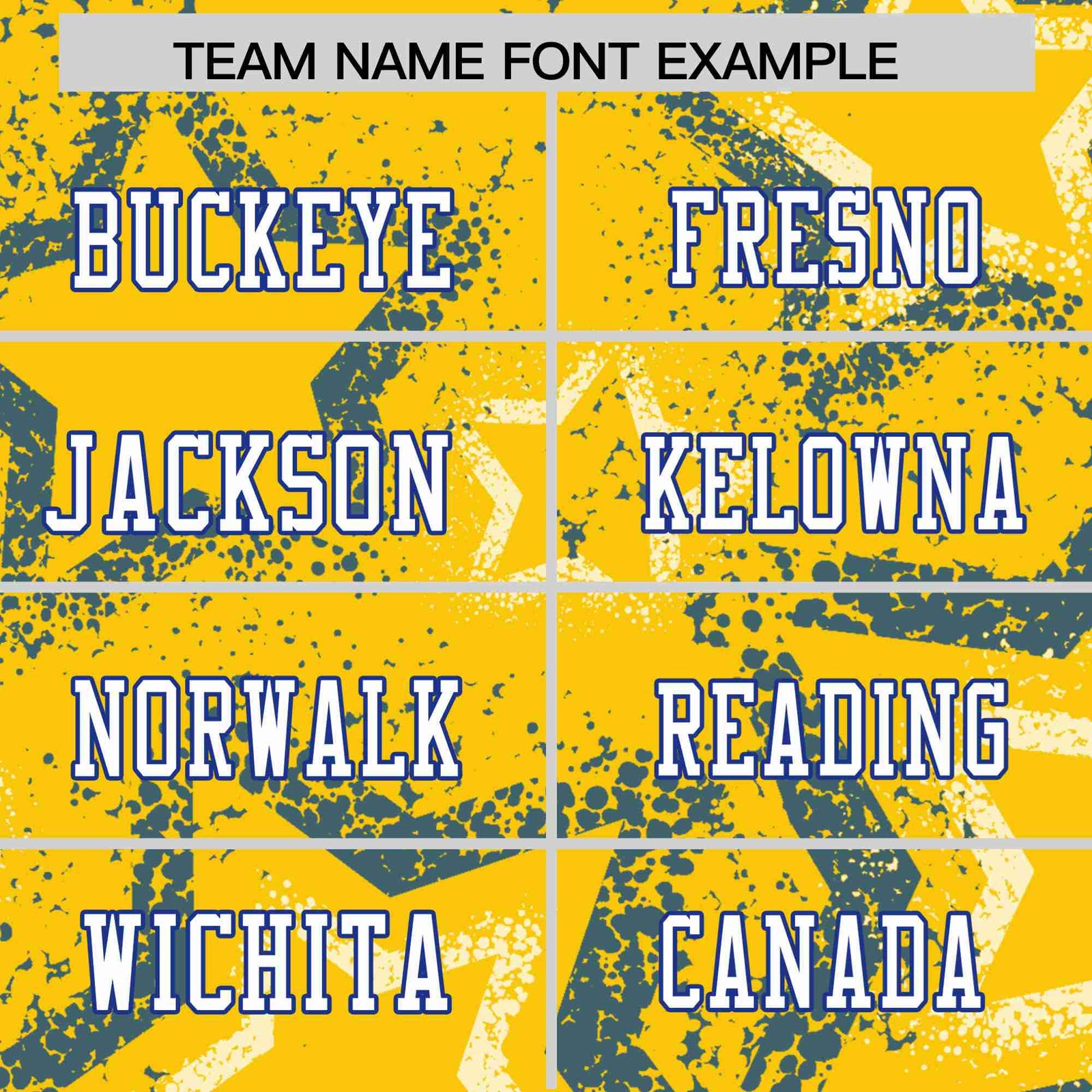 Custom Yellow Blue-White Mesh Star Football Jersey