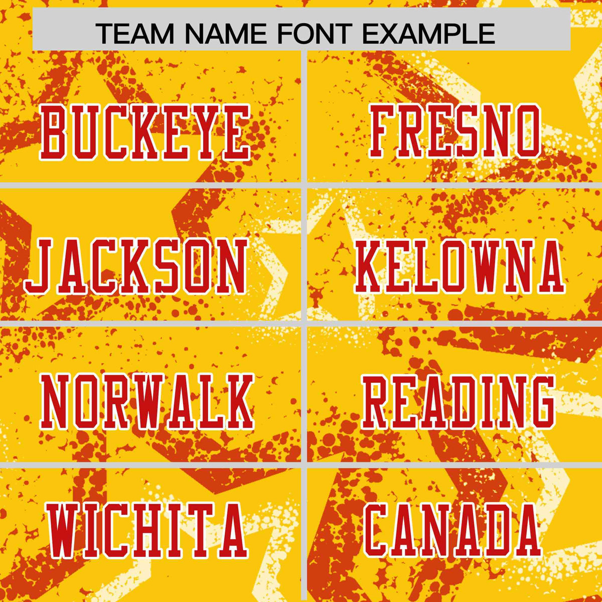 Custom Yellow Red-White Mesh Star Football Jersey