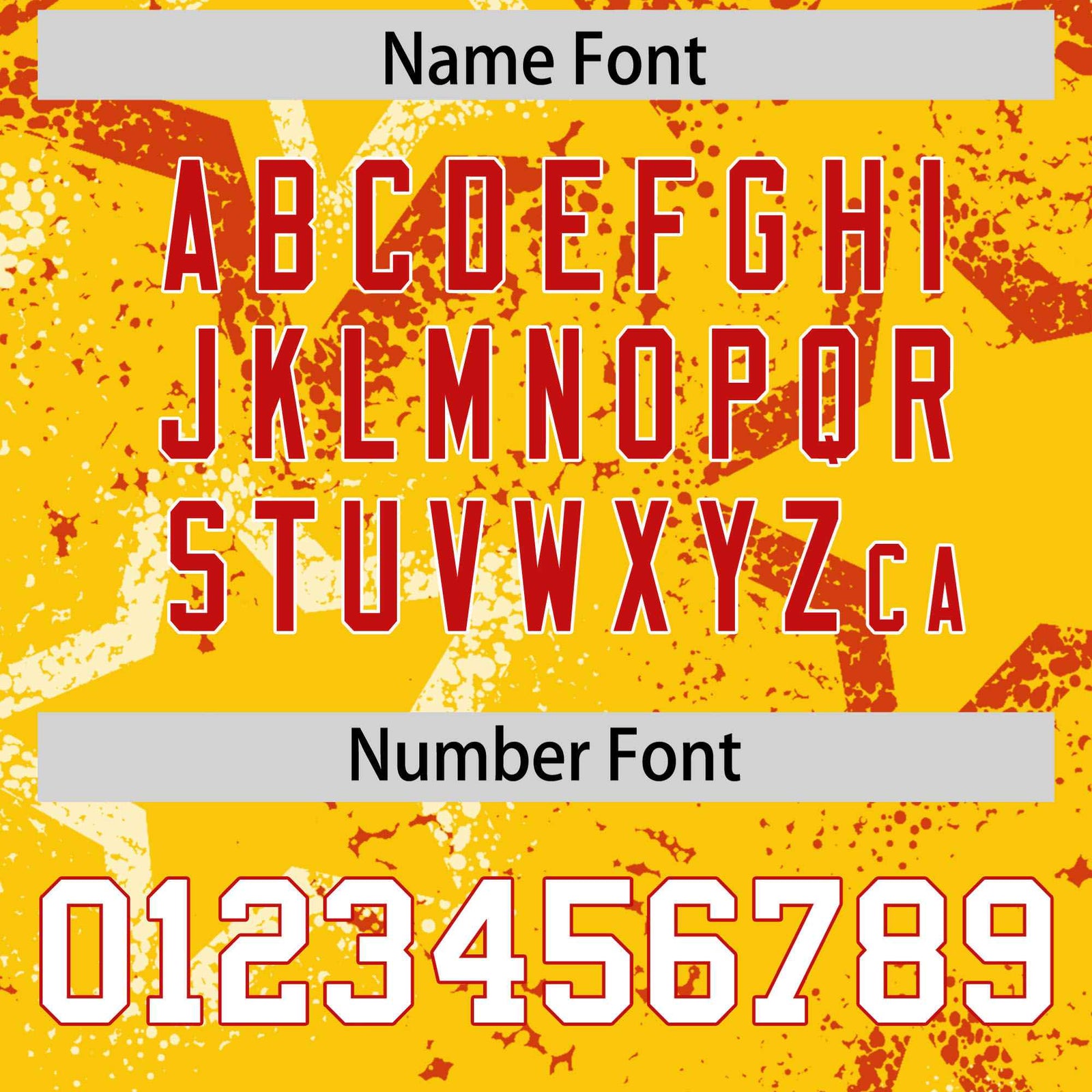 Custom Yellow Red-White Mesh Star Football Jersey