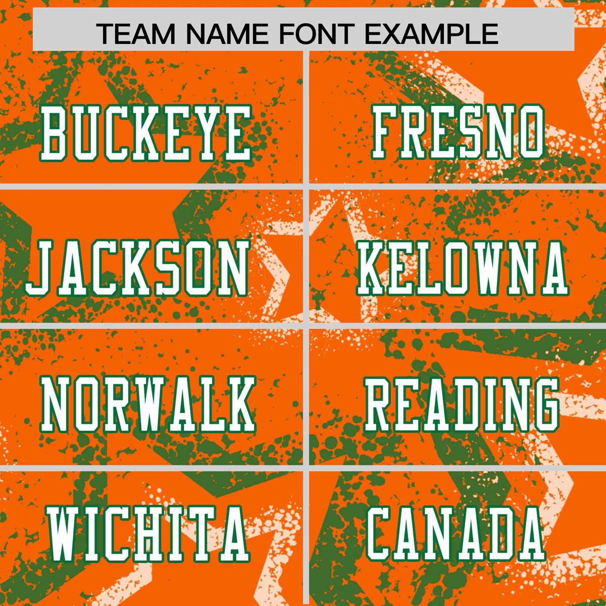 Custom Orange White Kelly-Green Mesh Star Football Jersey