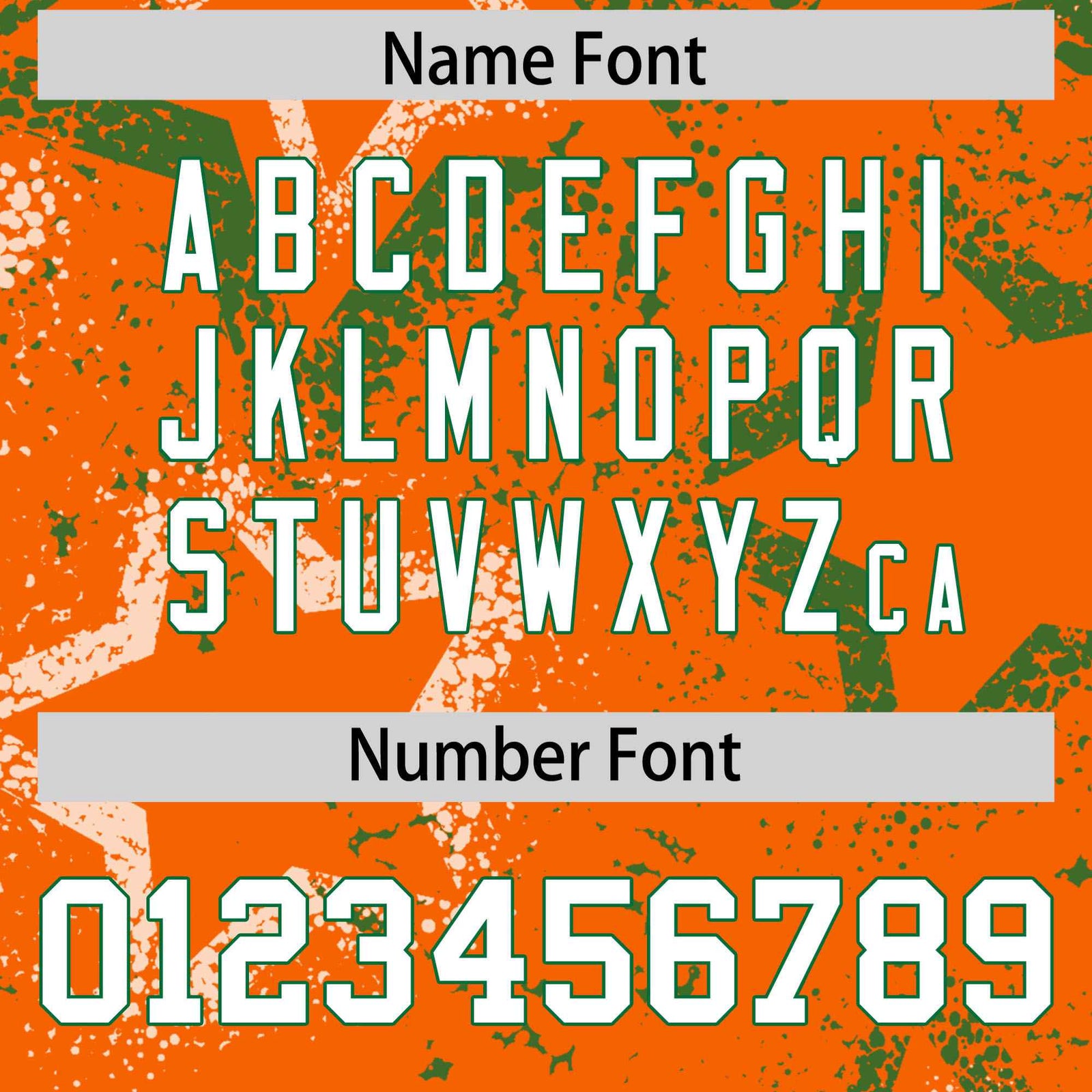 Custom Orange White Kelly-Green Mesh Star Football Jersey