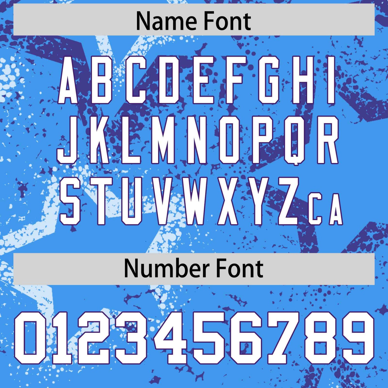 Custom Blue White Purple Mesh Star Football Jersey