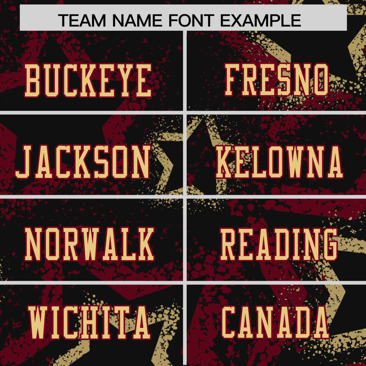 Custom Black Crimson-Khaki Mesh Star Football Jersey