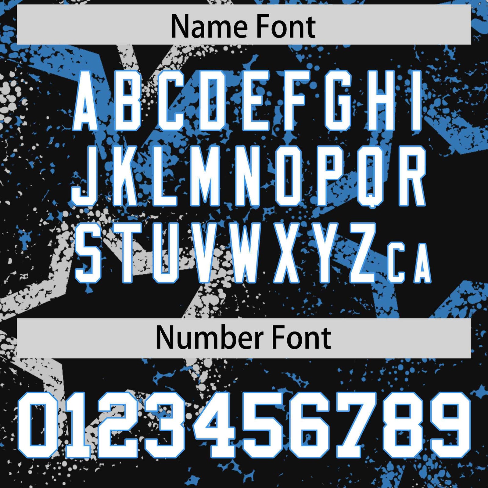 Custom Black White-Powder Blue Mesh Star Football Jersey