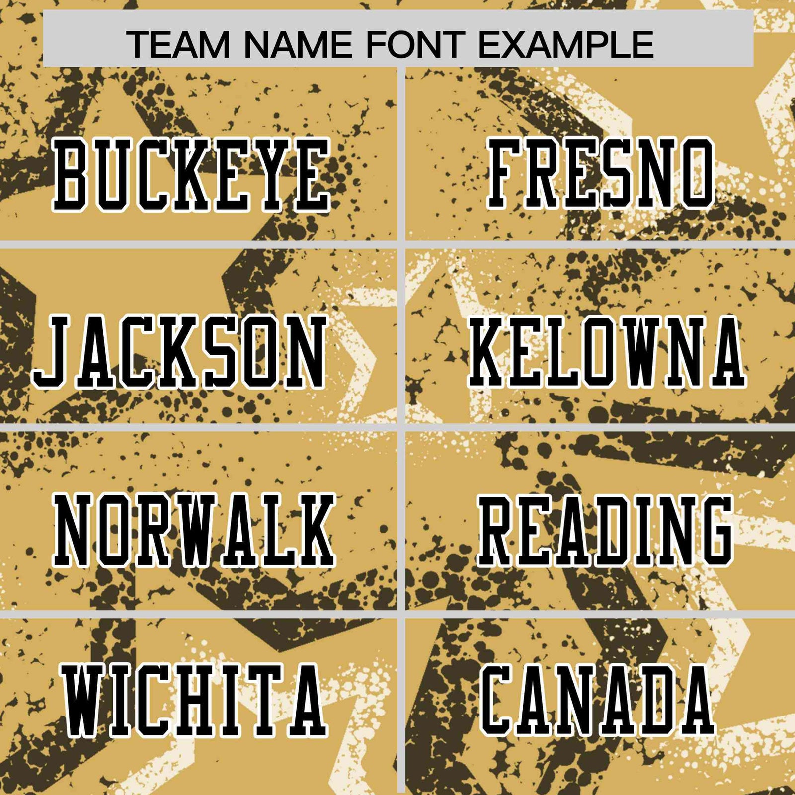 Custom Old Gold Black-White Mesh Star Football Jersey