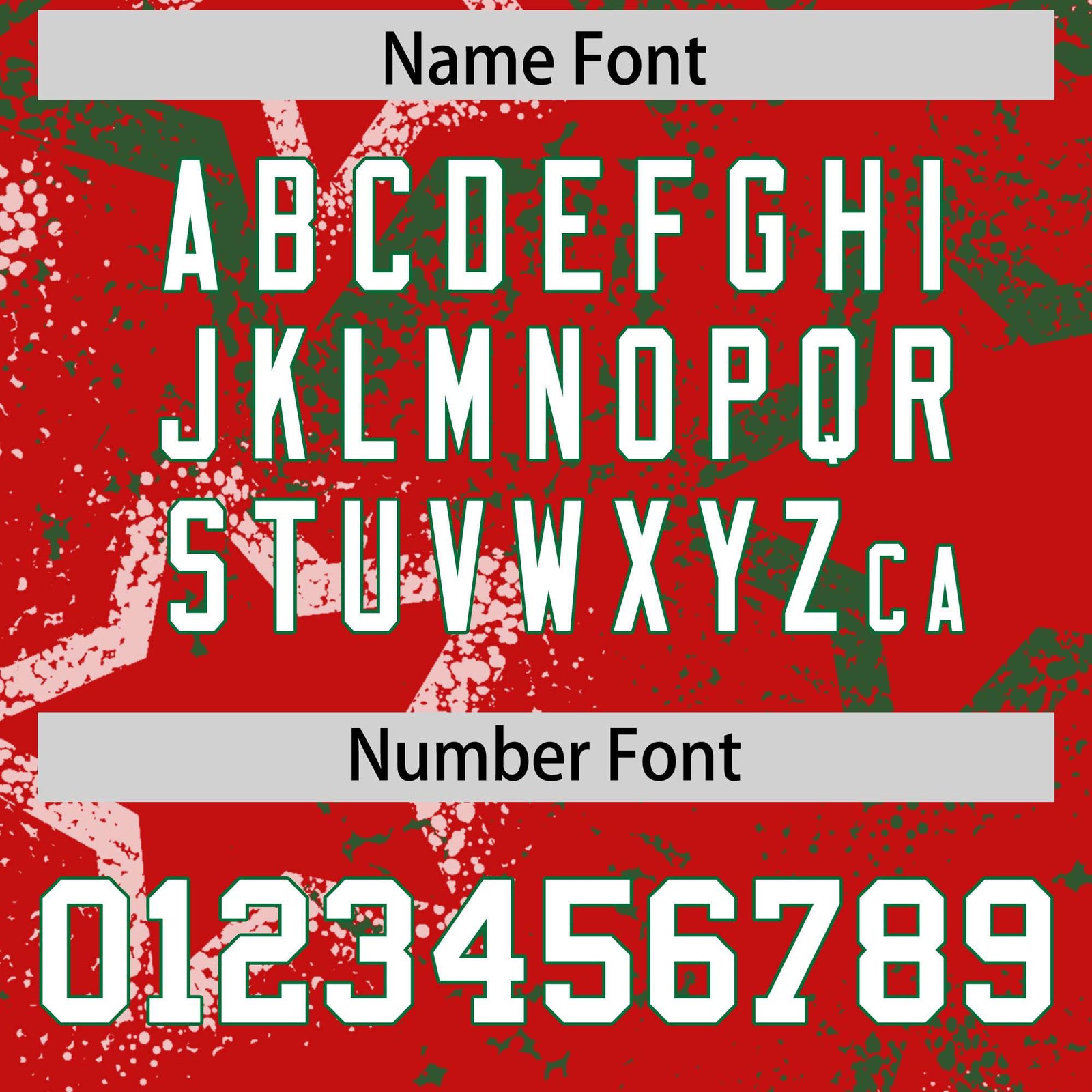 Custom Red White-Kelly Green Mesh Star Football Jersey