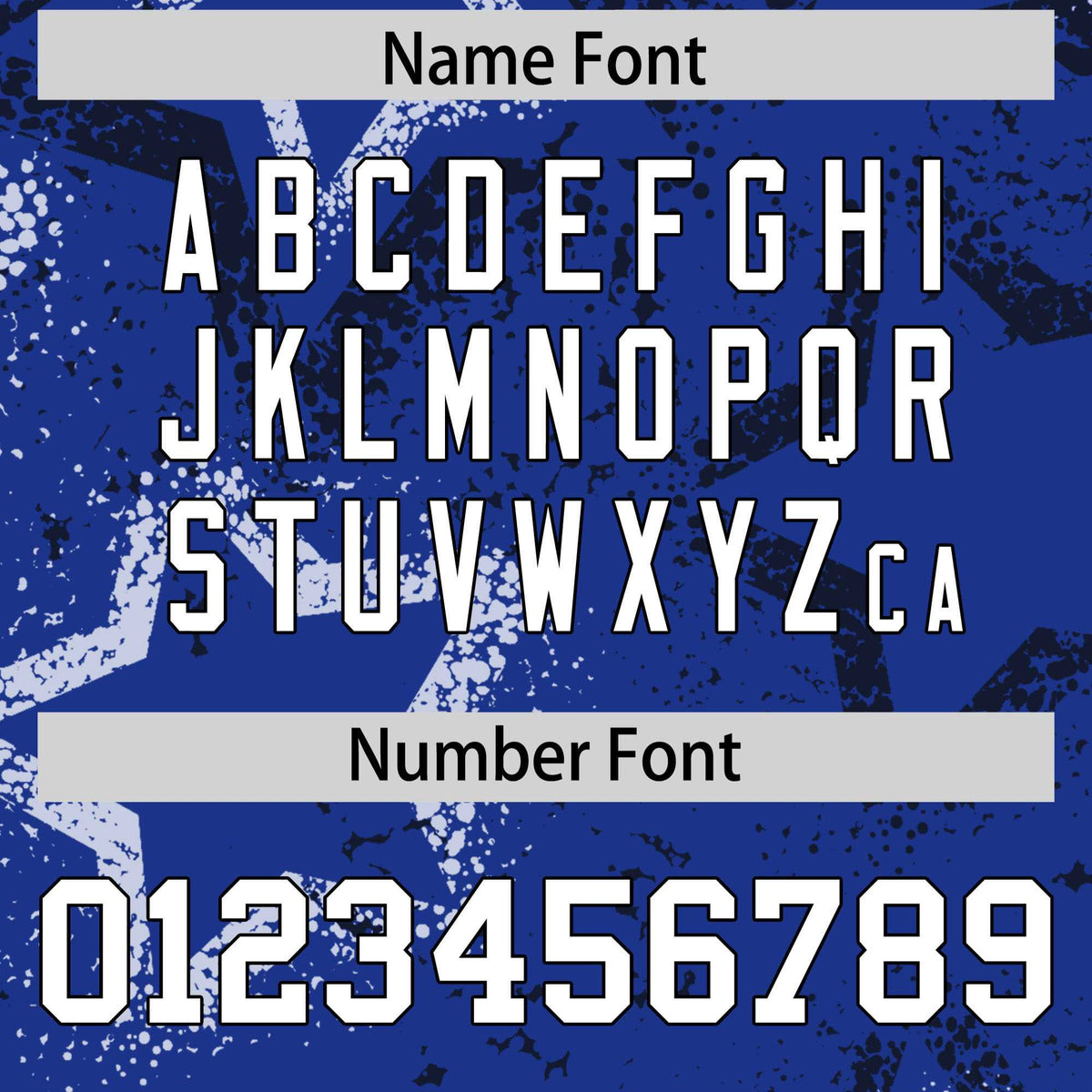 Custom Royal Blue White-Black Mesh Star Football Jersey