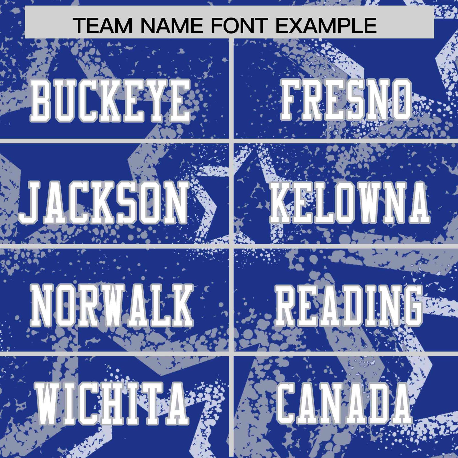 Custom Royal Blue Gray-White Mesh Star Football Jersey