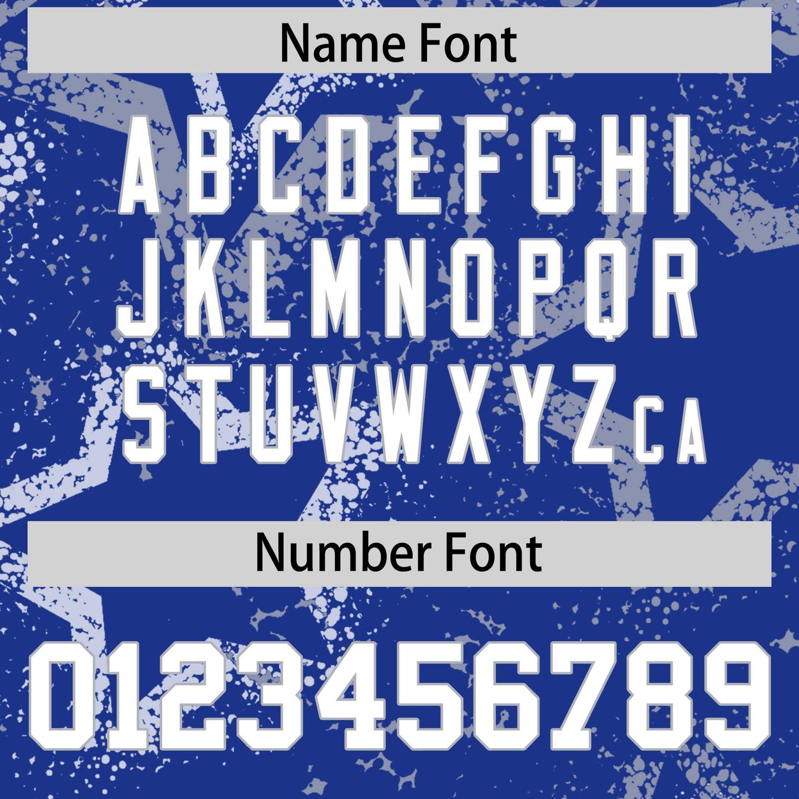 Custom Royal Blue Gray-White Mesh Star Football Jersey