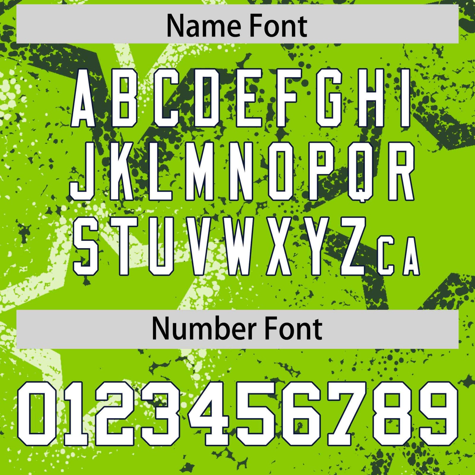 Custom Neon Green White-Navy Mesh Star Football Jersey