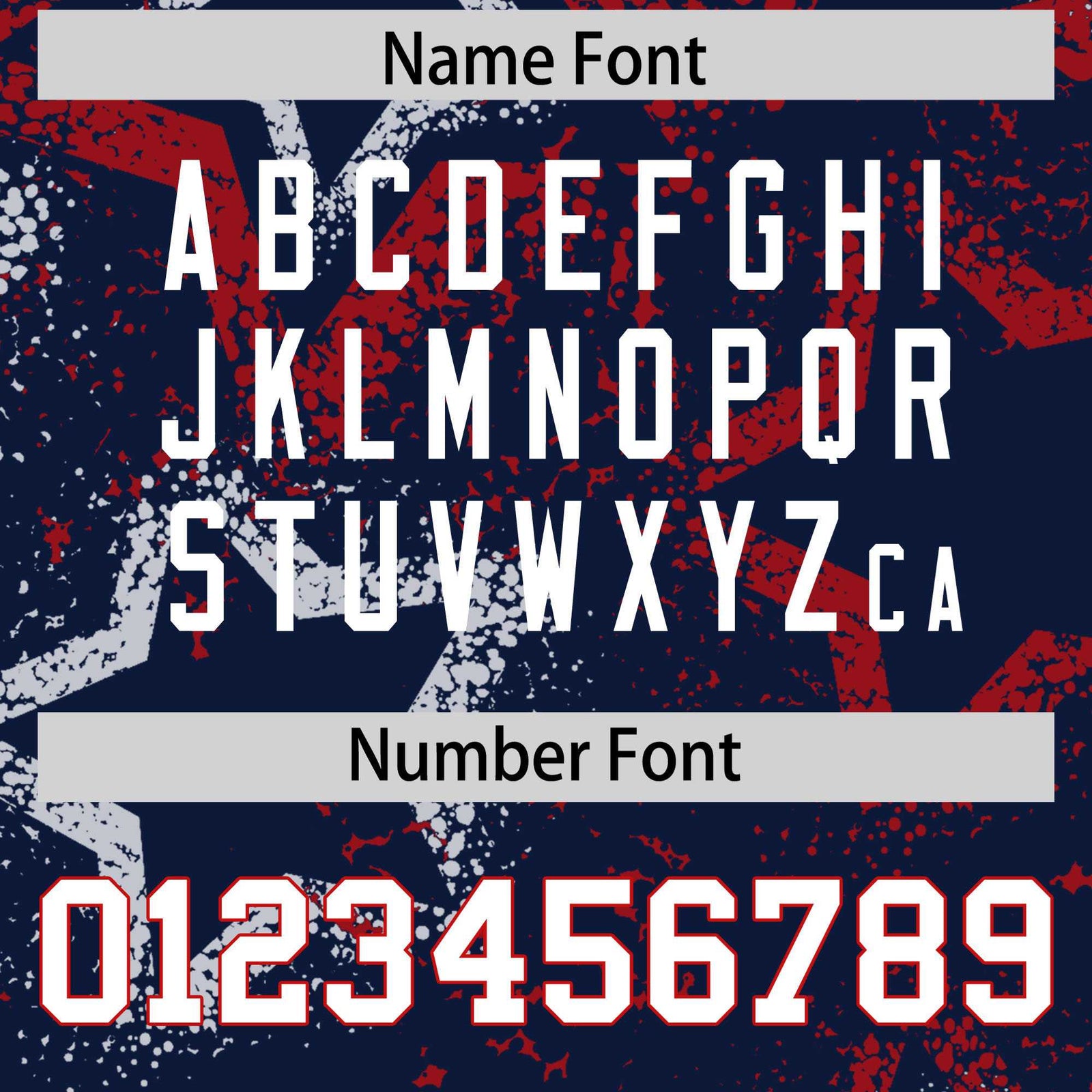 Custom Navy White-Red Mesh Star Football Jersey