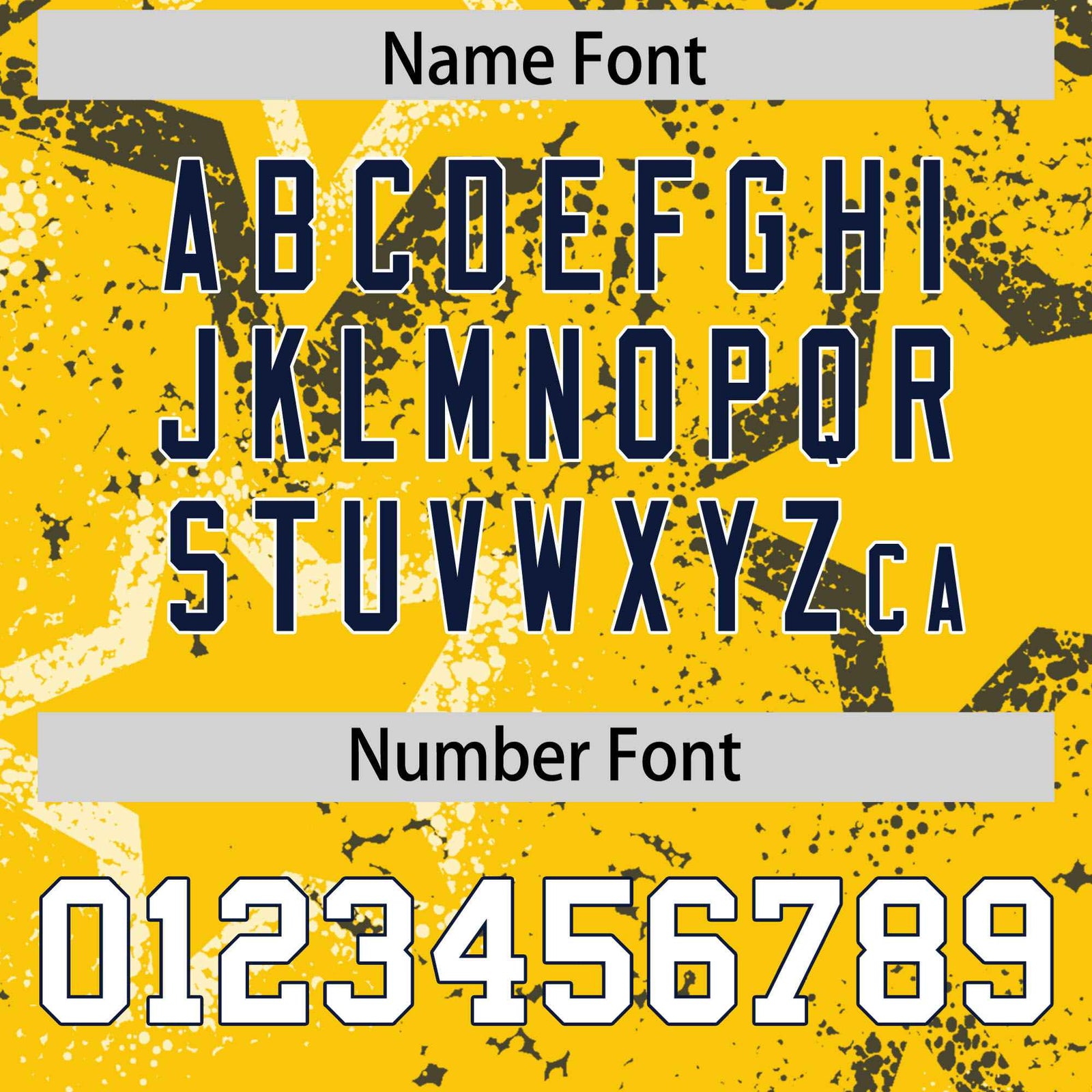 Custom Gold White-Navy Mesh Star Football Jersey