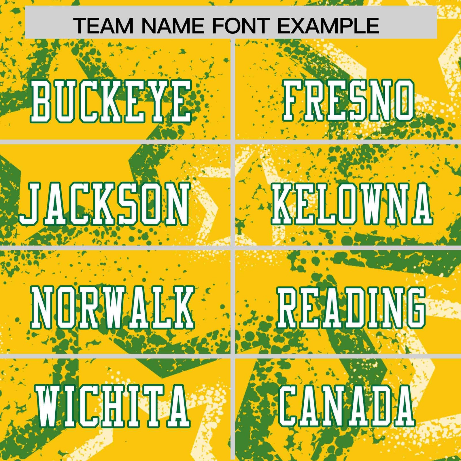 Custom Gold Kelly Green-White Mesh Star Football Jersey