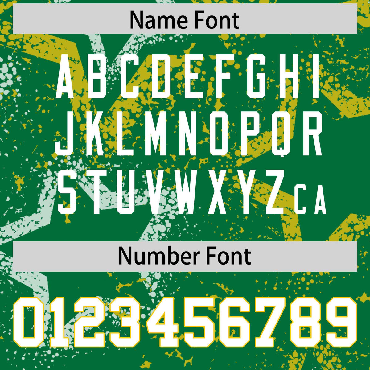 Custom Kelly Green White-Gold Mesh Star Football Jersey