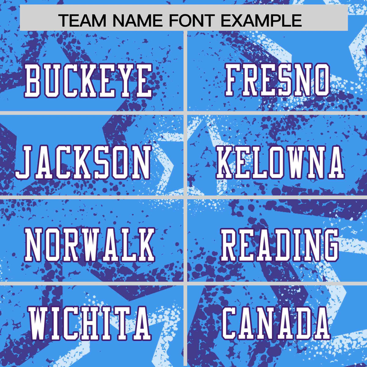 Custom Powder Blue White-Purple Mesh Star Football Jersey