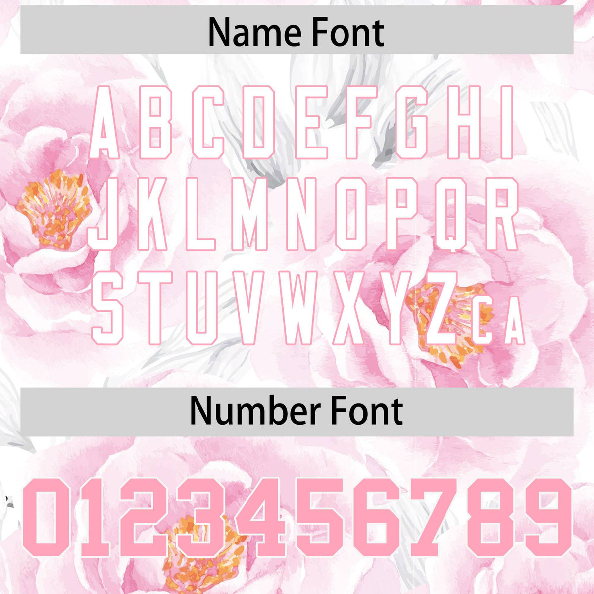 Custom Personalized Flower Pink Orange Graffiti Pattern Design Authentic Football Jersey