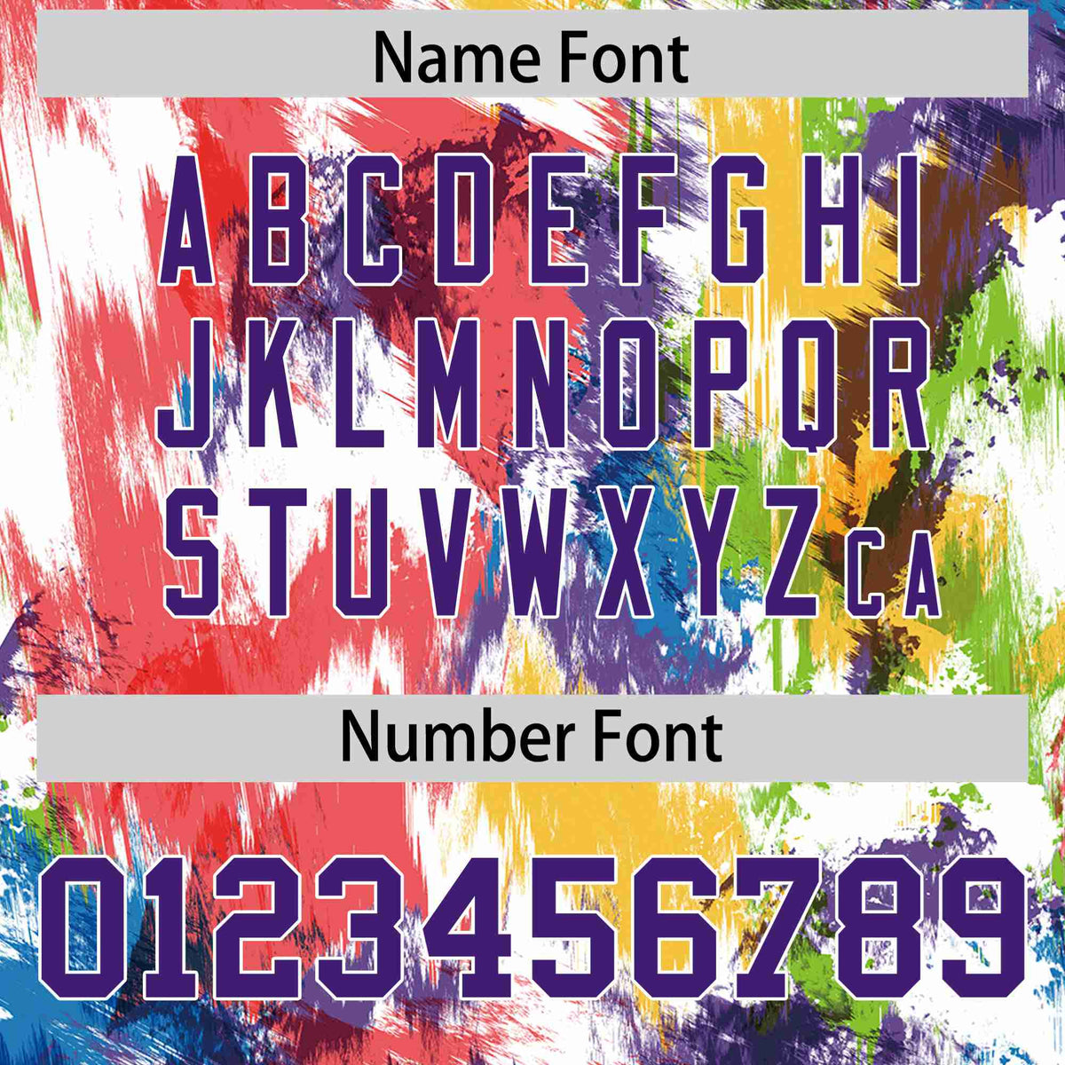 Custom Personalized Abstract Splattered Ink Colorful Graffiti Pattern Design Authentic Football Jersey