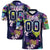 Custom Abstract Splattered Ink Colorful Graffiti Pattern Design Authentic Football Jersey