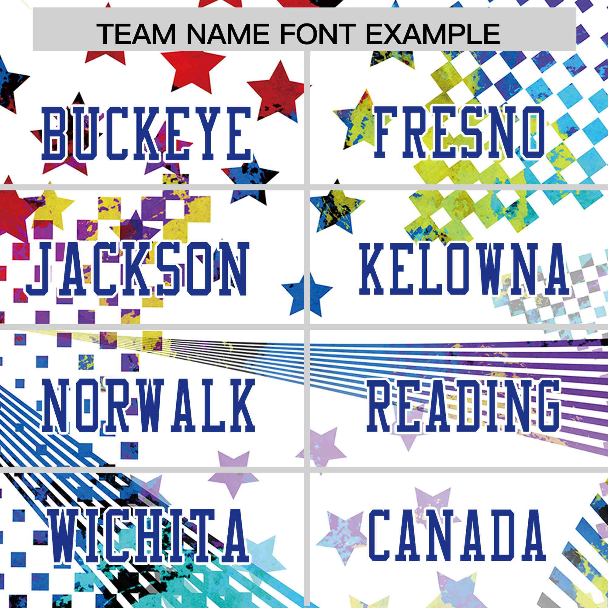 Custom Personalized Star Colorful Graffiti Pattern Design Authentic Football Jersey