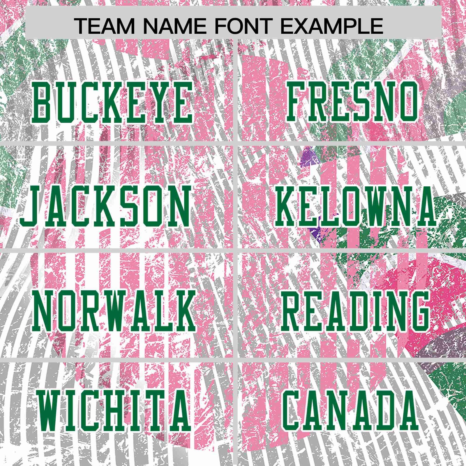 Custom Personalized Abstract Pink Green Graffiti Pattern Design Authentic Football Jersey