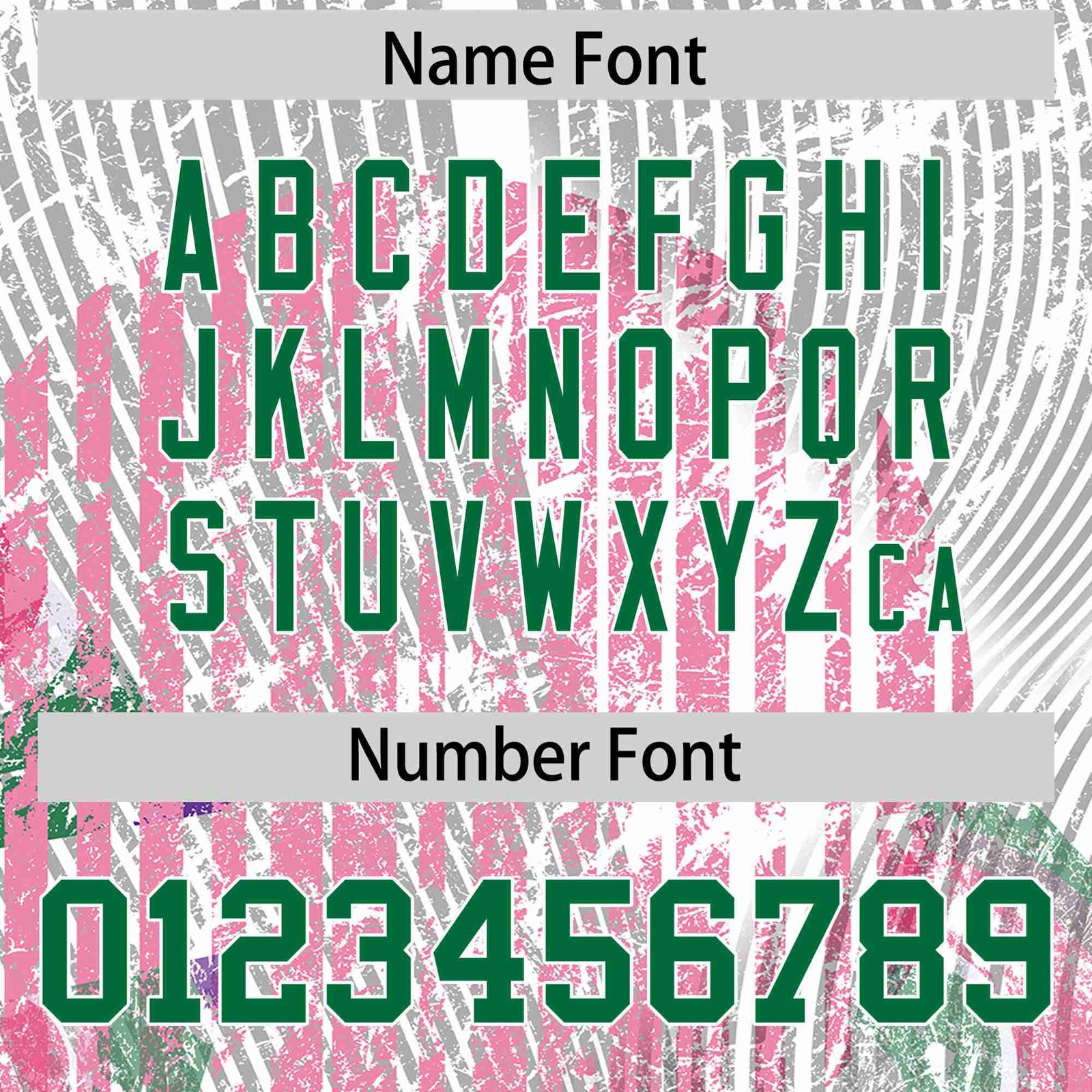 Custom Personalized Abstract Pink Green Graffiti Pattern Design Authentic Football Jersey