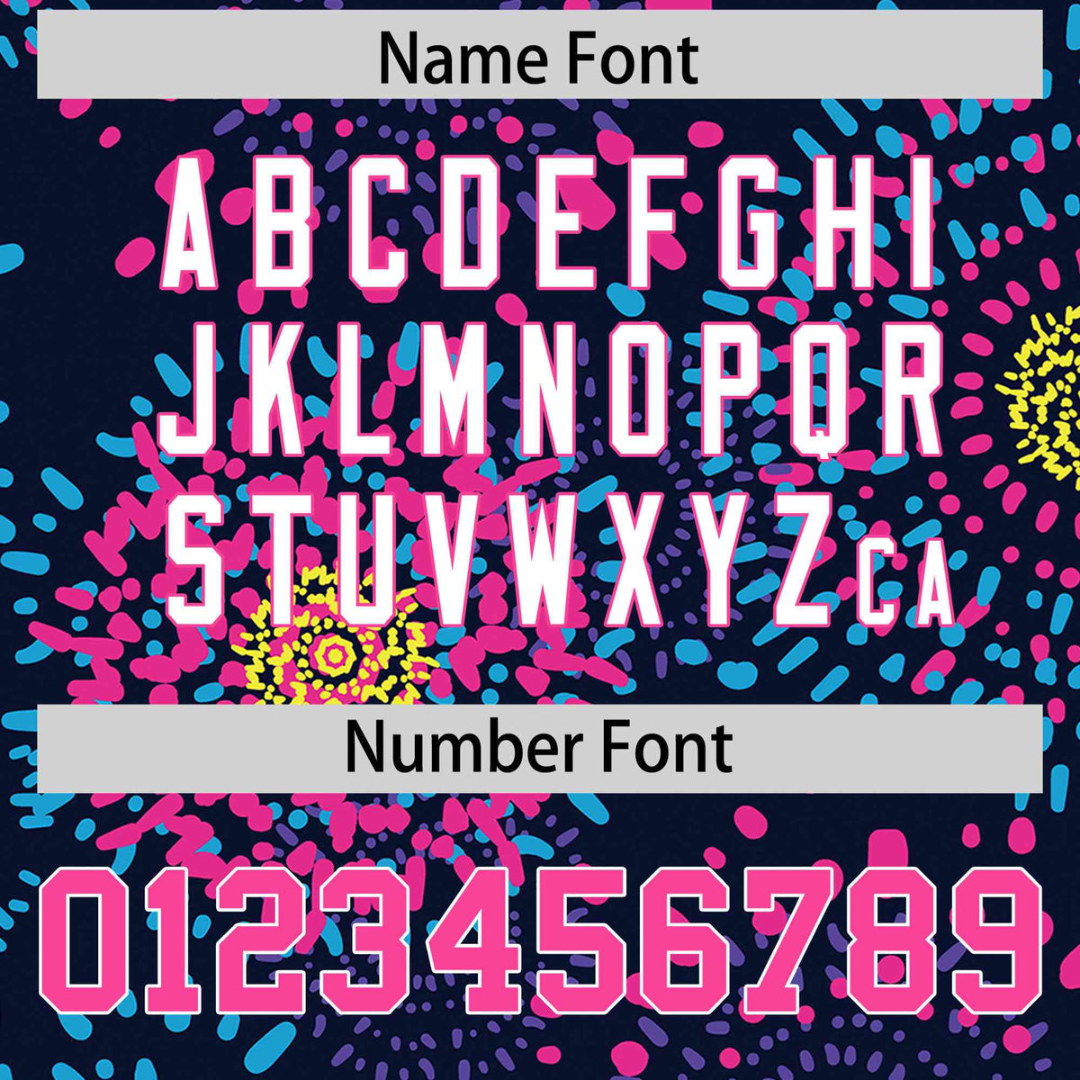 Custom Personalized Eye-Catching Football Jersey Celebrate Your Team's Victories with a Fireworks Pattern