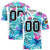 Custom Personalized Football Jersey - Tropical Paradise Design Personalized Name & Number