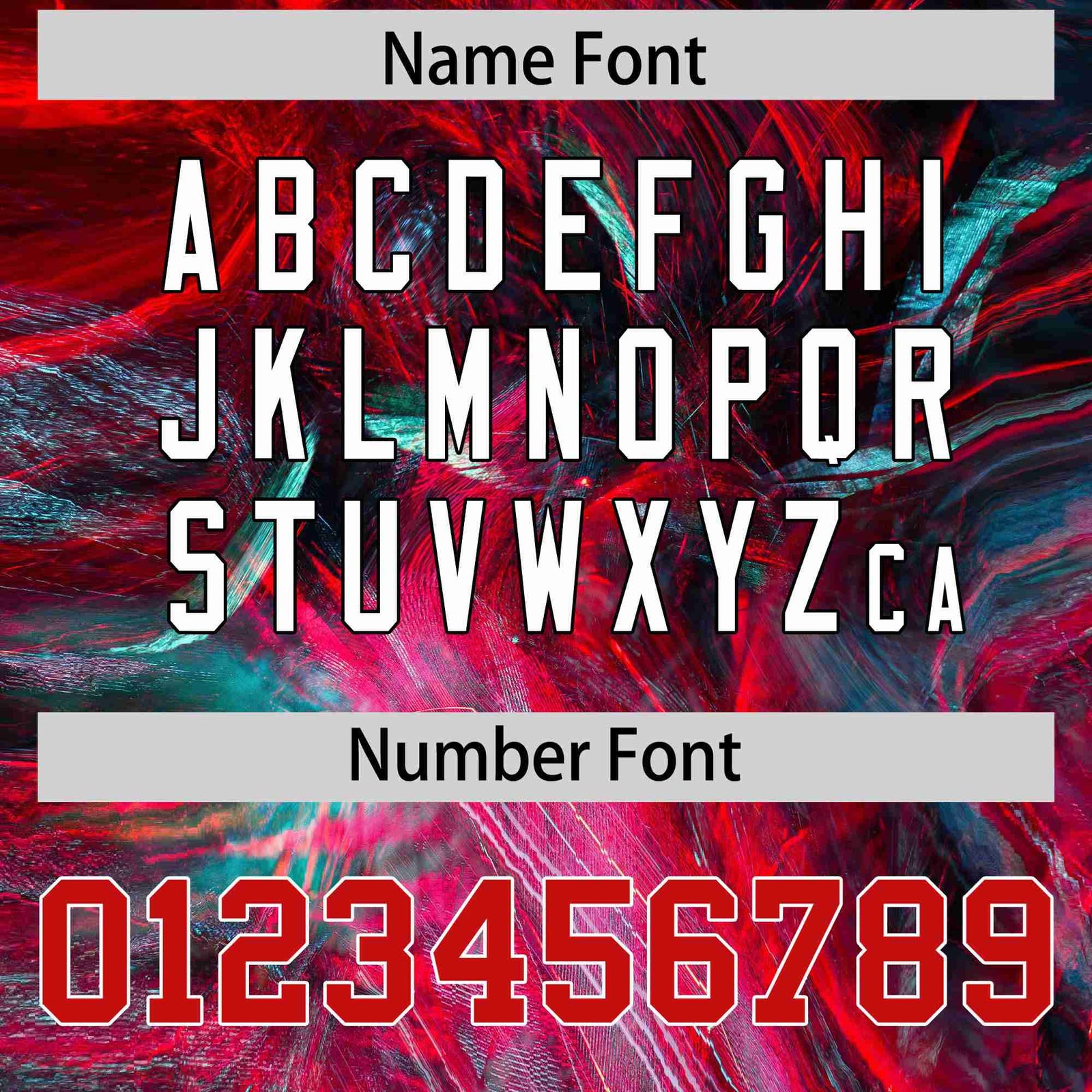 Custom Personalized Football Jersey Fiery Design - Personalized Name & Number