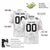 Custom Football Gray Jersey - Marble Elegance Personalized Name & Number