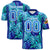 Custom Tropical Paradise Football Jersey Customizable Name & Number