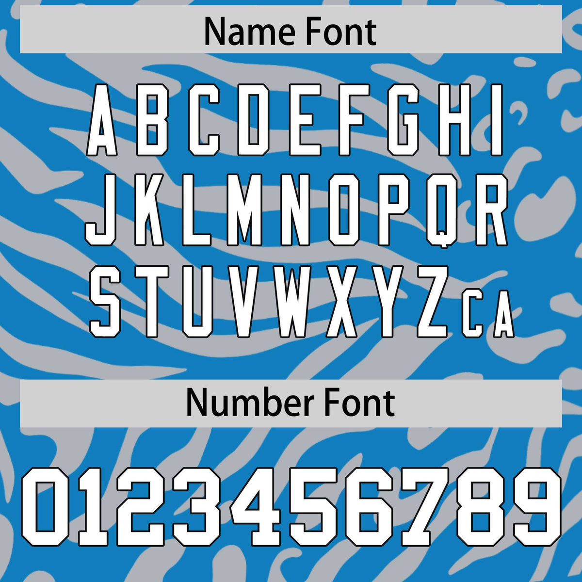 Custom Light Blue Black-White Mesh Zebra Style Football Jersey